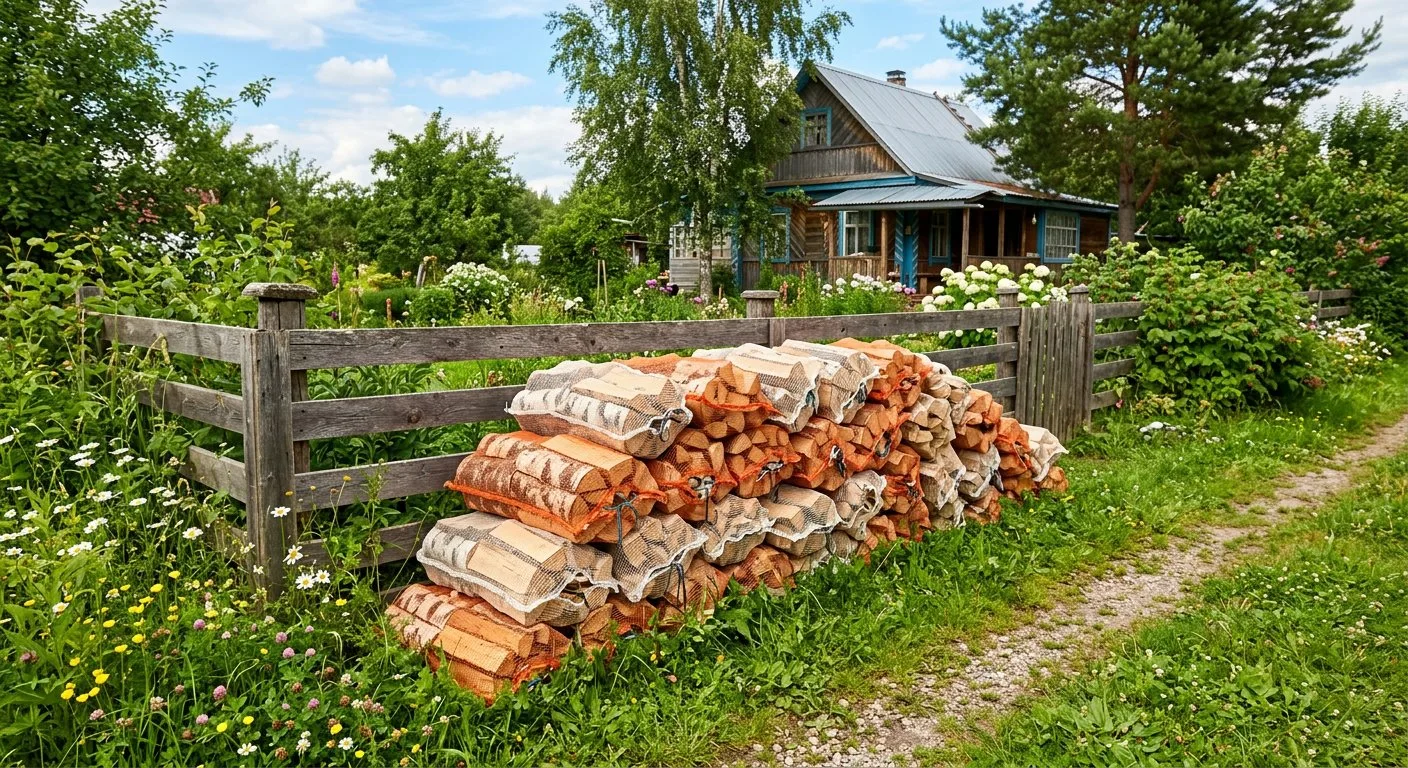 Дрова для дачи в Пскове